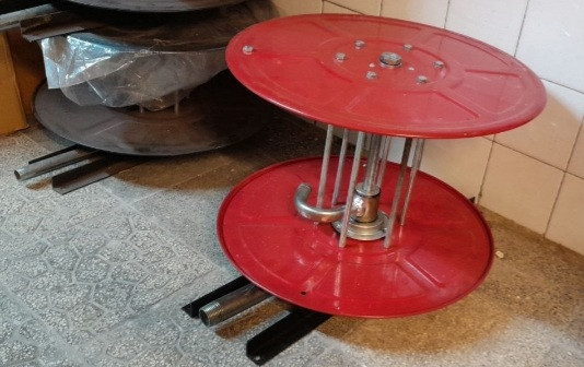 شلنگ جمع کن بلبرینگی مغزی برنجی یک اینچ ۵۰متری